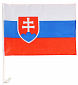 vlajka na okno auta Slovenská republika