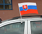 vlajka na okno auta Slovenská republika