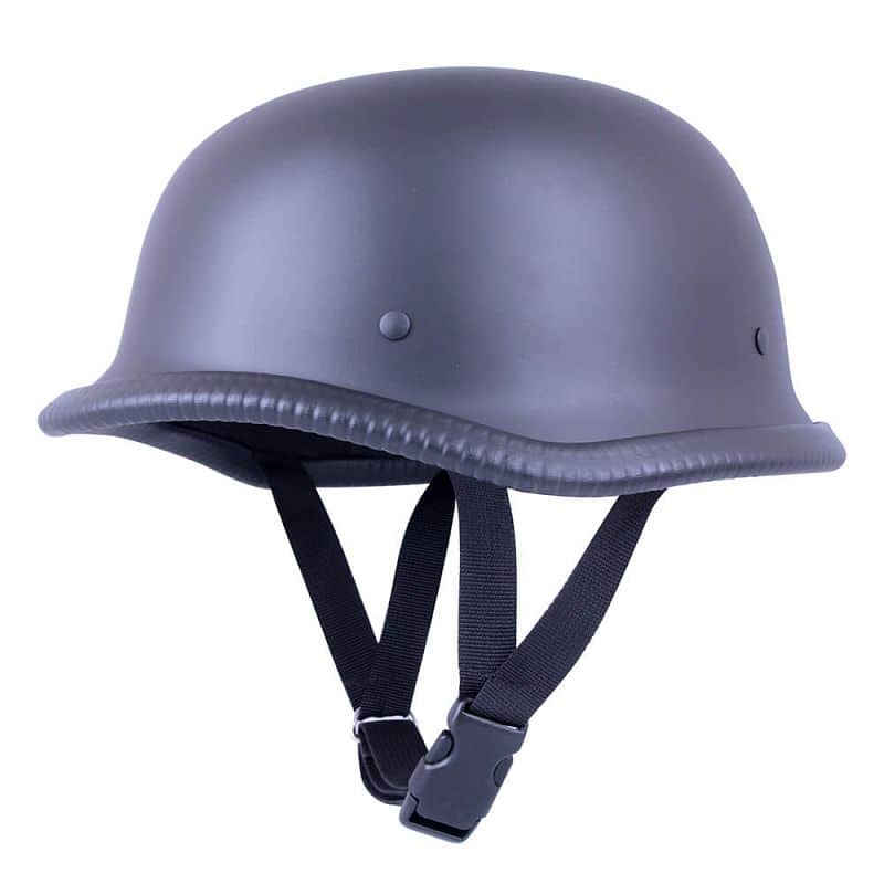 Retro otevřená moto helma Sodager DH-001 Barva matně černá, Velikost S (55-56)