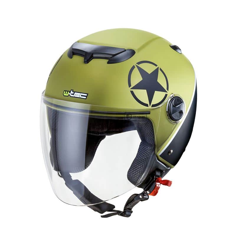Moto přilba W-TEC YM-617 Barva Pure Matt Black, Velikost XXL (63-64)