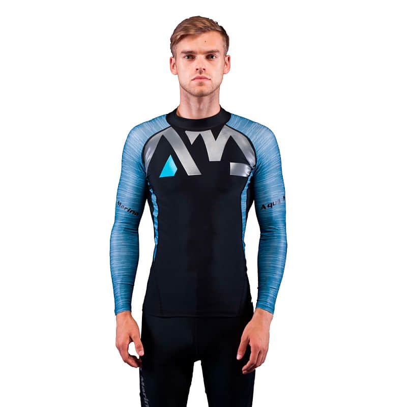Pánské tričko pro vodní sporty Aqua Marina Division Barva šedá, Velikost S
