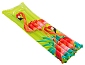 Nafukovací lehátko INTEX FASHION 59720 - zelená/červená