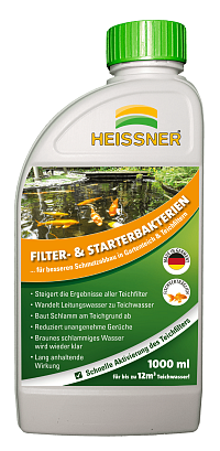 Heissner filtrační a startovací bakterie 1000 ml až na 12 m3 jezírkové vody TZ755-00
