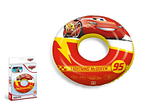 Nafukovací kruh MONDO s potiskem CARS 50 cm - červená