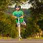 Koloběžka WORKER Racer Urban Boy se svítícími kolečky