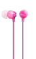SONY sluchátka MDR-EX15LP, růžová