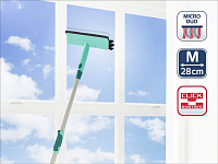 Leifheit Stěrka na okna s kartáčem a tel