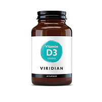Viridian Vitamin D3 2000 IU 60 cps
