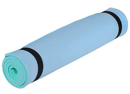 karimatka dvouvrstvá bez obalu barva: modrá-zelená;tloušťka: tl. 8 mm