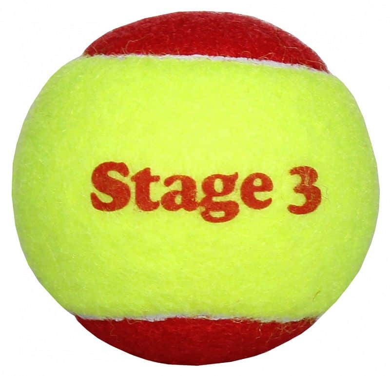 Stage 3 Red dětské tenisové míče, měkké, zvětšené balení: 1 ks
