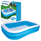 BESTWAY 54006 - Nafukovací bazén obdelníkový modrý 262 x 175 x 51 cm