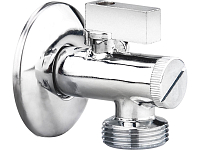 ventil rohový s filtrem a kovovou pákou, pračkový