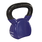 Kettlebell litinový ve vinylu TUNTURI 4 kg fialový
