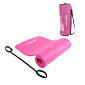 Podložka na cvičení TUNTURI s obalem růžová 185 x 60 x 1,5 cm