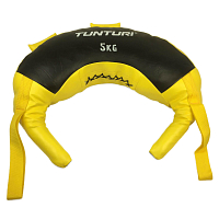 Posilovací vak TUNTURI Bulgarian Bag - žlutý 5,0 kg