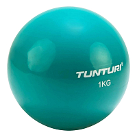 Joga míč Toningbal 1 kg TUNTURI tyrkysový