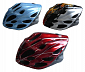 ACRA CSH21L modrá/stříbrná/červená cyklistická helma velikost L(58-60cm) 2013