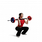 Bicepsová činka zalomená JORDAN FITNESS 15 kg