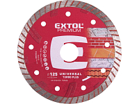 ZRUŠENO! Nahrazeno výrobkem 8803052 kotouč diamantový řezný TURBO PLUS - suché i mokré řezání, O 125x22,2x2,2mm