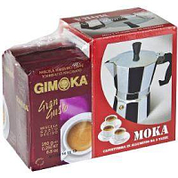 SET MOKA KONVIČKA + MLETÁ KÁVA GIMOKA
