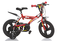 Dětské kolo Dino 163GLN červená 16&quot;