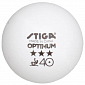 míčky na stolní tenis Optimum 40+ 3 hvězdy sada 3ks, plastové