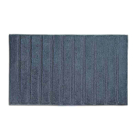 KELA Koupelnová předložka Megan 100% bavlna kouřově modrá 120,0x70,0x1,6cm KL-24703