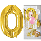 Párty balónik 0, zlatý SPRINGOS PS0026