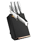 BERLINGERHAUS Sada nožů ve stojanu s držákem na tablet a brouskem 7 ks Black Rose Kikoza Collection -2.jakost