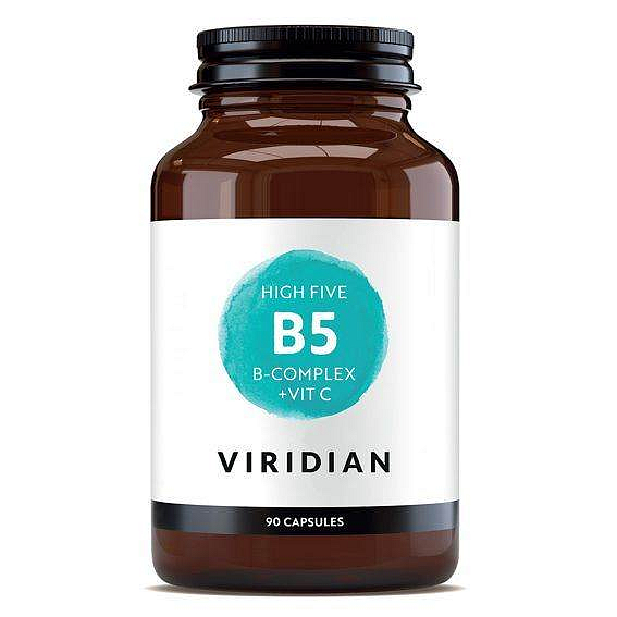 Viridian High Five B5 B-Complex + Vitamin C 90 cps