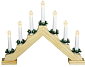 HOMESTYLING Vánoční dekorace 7 svíček LED přírodní na baterie KO-AX8000180