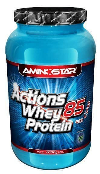Aminostar Whey Protein Actions 85% - VÝPRODEJ Příchuť: Vanilla, Balení(g): 2000g
