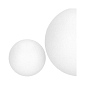Polystyrénová guľa - 13 cm, biela SPRINGOS