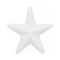Polystyrenová hvězda - 12 cm, bílá SPRINGOS CA0235