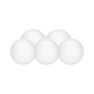 Polystyrenová koule - 7 cm, bílé, sada 5ks SPRINGOS