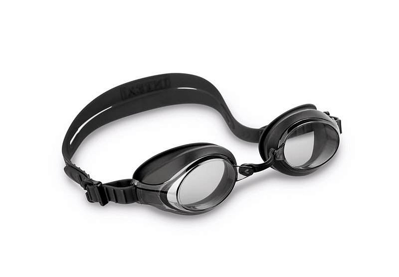 Plavecké brýle Racing Antifog Silicon - černá/bílá