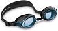 Plavecké brýle Racing Antifog Silicon - černá/bílá