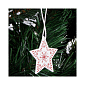 Vianočné drevené ozdoby - hviezdy, súprava 3ks