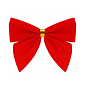 Vánoční motýlci, 6x5 cm červená, sada 12ks