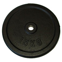 Litinový kotouč (závaží) na činky 15kg - 30mm