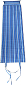 ACRA L02/1-MO Lehátko plážové s podhlavníkem modré