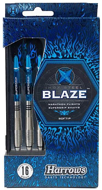 Šipky Harrows Blaze Soft 16g