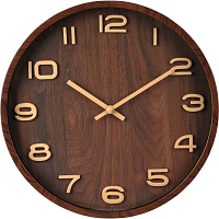 SEGNALE Nástěnné hodiny 30 cm design dřeva KO-837362340