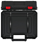 Kufr na nářadí s upevňovacími páskami HEAVY černý 384x335x144