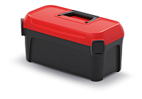 Kufr na nářadí SMART s červeným víkem 380x234x225