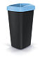 Odpadkový koš COMPACTA Q DROP světle modrý, objem 25l