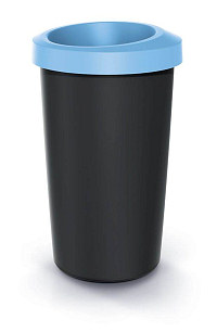 Odpadkový koš COMPACTA R DROP světle modrý, objem 25l