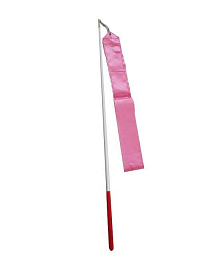 Gymnastická stuha + tyčka - růžová
