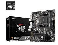 2.jakost - MSI MB Sc AM4 A520M-A PRO, AMD A520, 2xDDR4, m-ATX