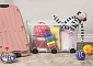 úložný box ROLLER 57L - růžová